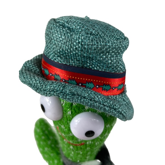 Singing Dancing Cactus Interactive Plush Hat Scarf Planter Spanish Music Tested - Picture 5 of 14